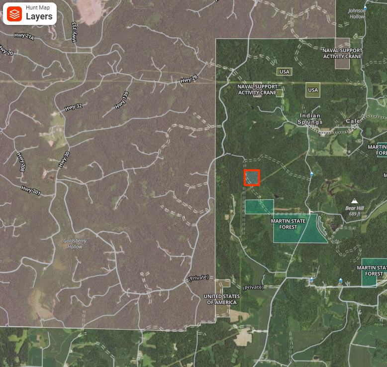 Braun Family Property zoomed out